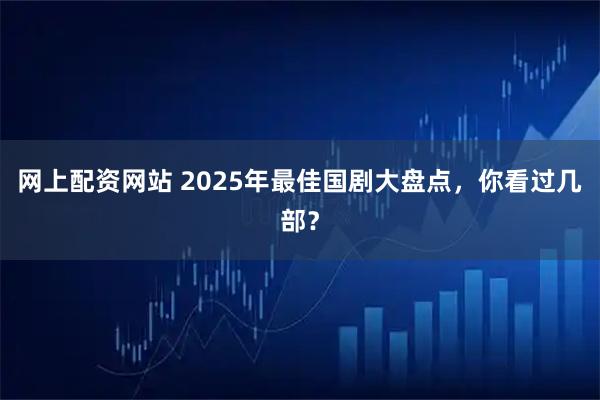 网上配资网站 2025年最佳国剧大盘点，你看过几部？
